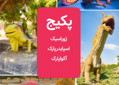 پکیج (ژوراسیک و اسپایدرپارک و آکواپارک)