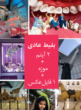 پکیج عادی (۲ آیتم + موزه + ۱ فایل عکس‫‫)